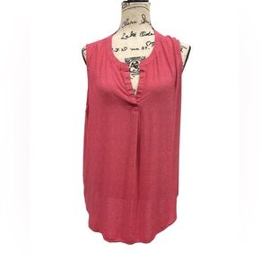 Liz Claiborne Sleeveless Red Blouse
